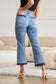 Judy Blue Release Hem Mid Rise Cropped Bootcut Jeans