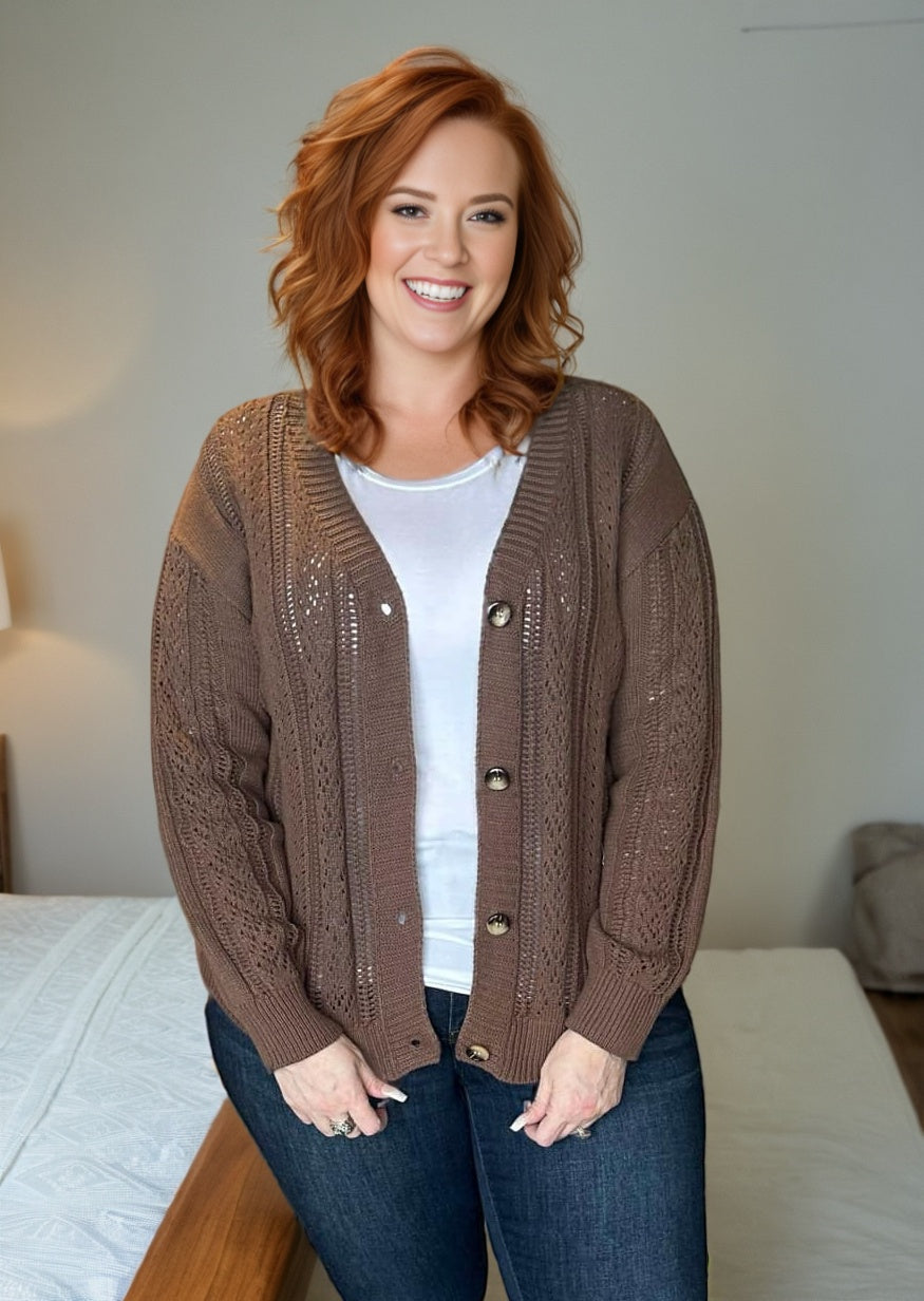 Stacy Knit Cardigan - 4 Colors