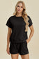 Texture Short Sleeve Top and Shorts Set - 5 Colors