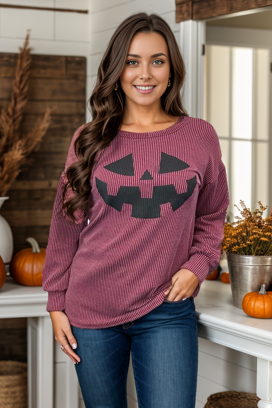 Jack-O-Cutie Long Sleeve Top