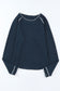 Ashley Exposed Seam Long Sleeve Top - 5 Colors