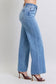 Judy Blue High Rise Vintage Wash Retro Wide Leg Jeans