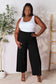 Smocked Wide Waistband Wide Leg Pants - 5 colors