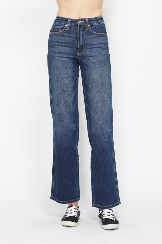 Judy Blue High Waist Tummy Control Straight Leg Jeans