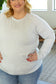 Kayla Lightweight Pullover - Light Grey