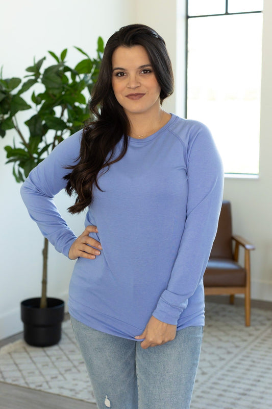 Kayla Lightweight Pullover - Periwinkle