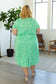 Tinley Dress - Green Floral