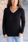 Larissa Long Sleeve Top - Black