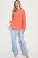 Ribbed Round Neck Long Sleeve T-Shirt - 8 Colors