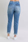 Judy Blue High Rise Cuffed Cargo Denim Jogger