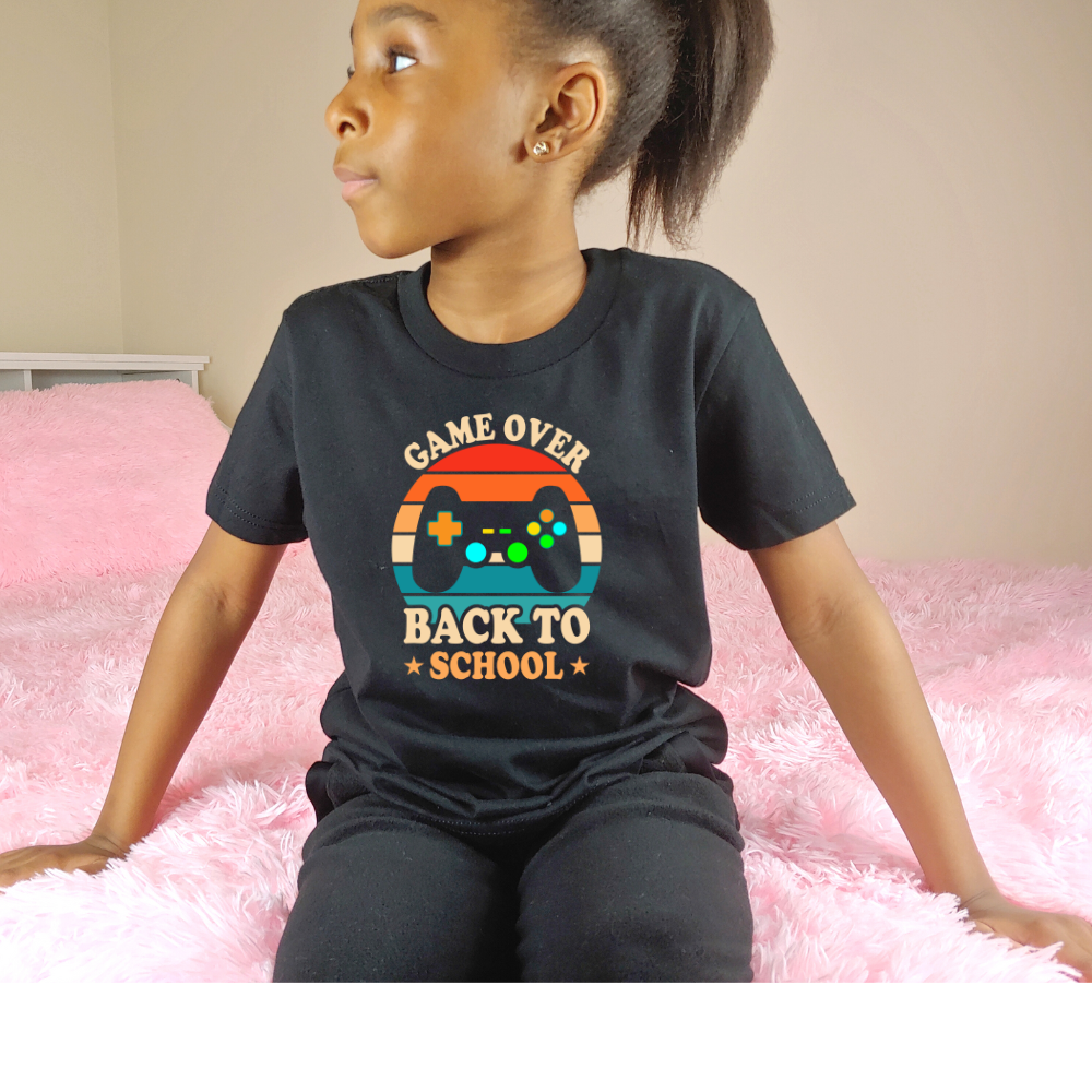 Game Over Back To School Graphic Tee- Youth