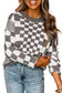 Checkered Heavyweight Sweater - 4 Colors