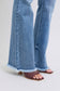 Judy Blue Fray Hem High Rise Bootcut Jeans