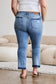Judy Blue Release Hem Mid Rise Cropped Bootcut Jeans