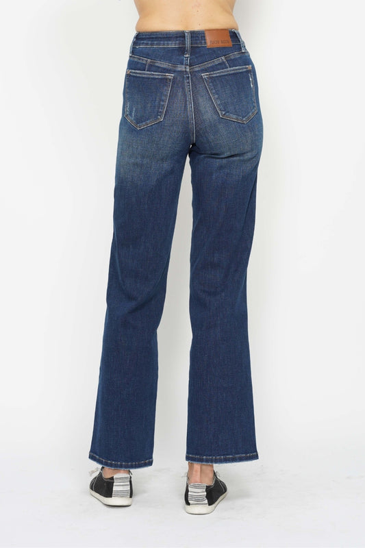 Judy Blue High Waist Tummy Control Straight Leg Jeans