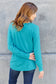 V-Neck Long Sleeve Top - 5 Colors
