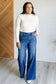 Judy Blue High Rise Control Top Retro Wide Leg Jeans