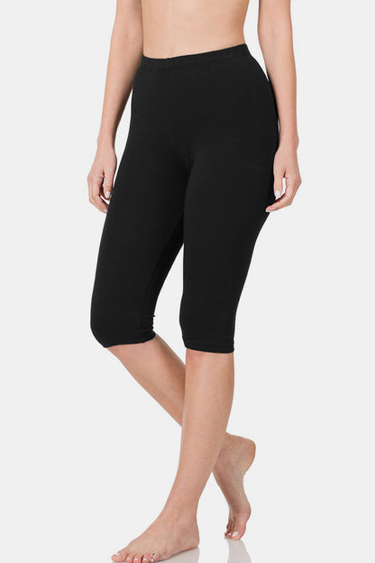 High Waist Capris