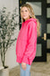 A Million Different Reasons Hooded Pullover in Fuchsia