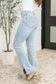 Judy Blue High Rise Control Top Slit Hem Slim Bootcut Jeans
