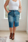 Judy Blue Cargo Denim Skirt