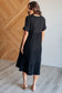 Always Learning Dolman Sleeve Dress in Black