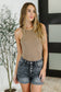 Any Time, Any Place Bodysuit in Mocha Brown