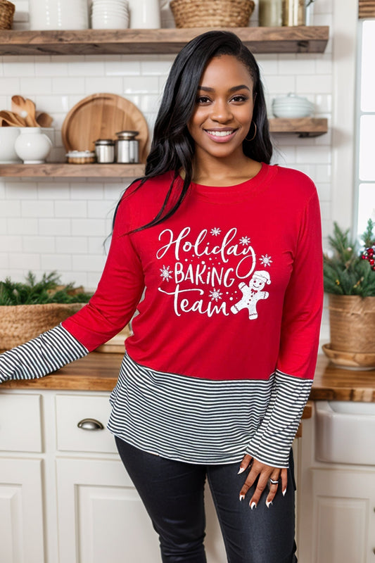 Holiday Baking Team - Long Sleeve Tee