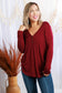 Berry Wine Long Sleeve Top