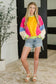 Blockbuster Color Block Pullover in Bright