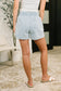 Boardwalk Talks Drawstring Shorts Light Blue