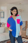 Color Me Cool Color Block Top