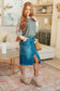Judy Blue Cargo Denim Skirt