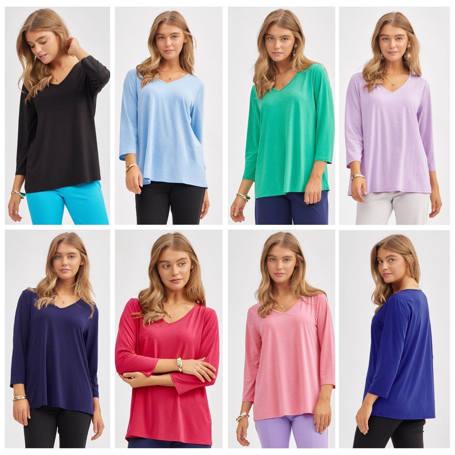 Dear Scarlett Signature Classic V-Neck Top