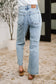 Judy Blue High Rise Stone Wash Straight Fit Jeans