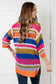 Deep Thoughts Striped Loose Knit Top