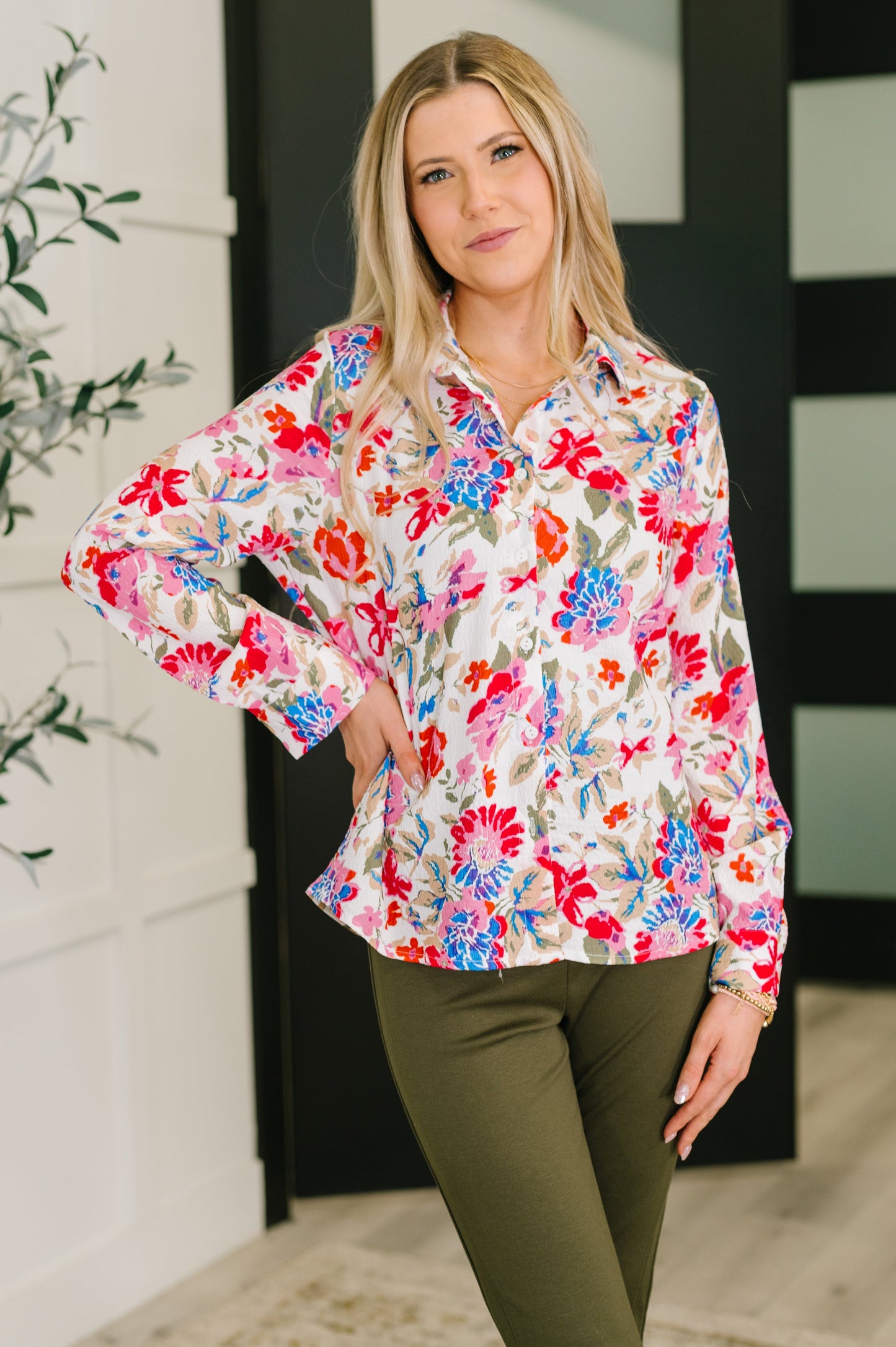 Distinguished Guest Floral Button Down Shirt