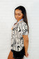 Don't Want to Wait Zebra Print Top