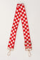 Lizzie Checkered Adjustable Bag Strap - 9 Colors