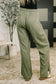Essential Feeling Straight Leg Lounge Pants in Light in Olive