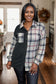 Fireside Memories - Color Block Plaid Shacket