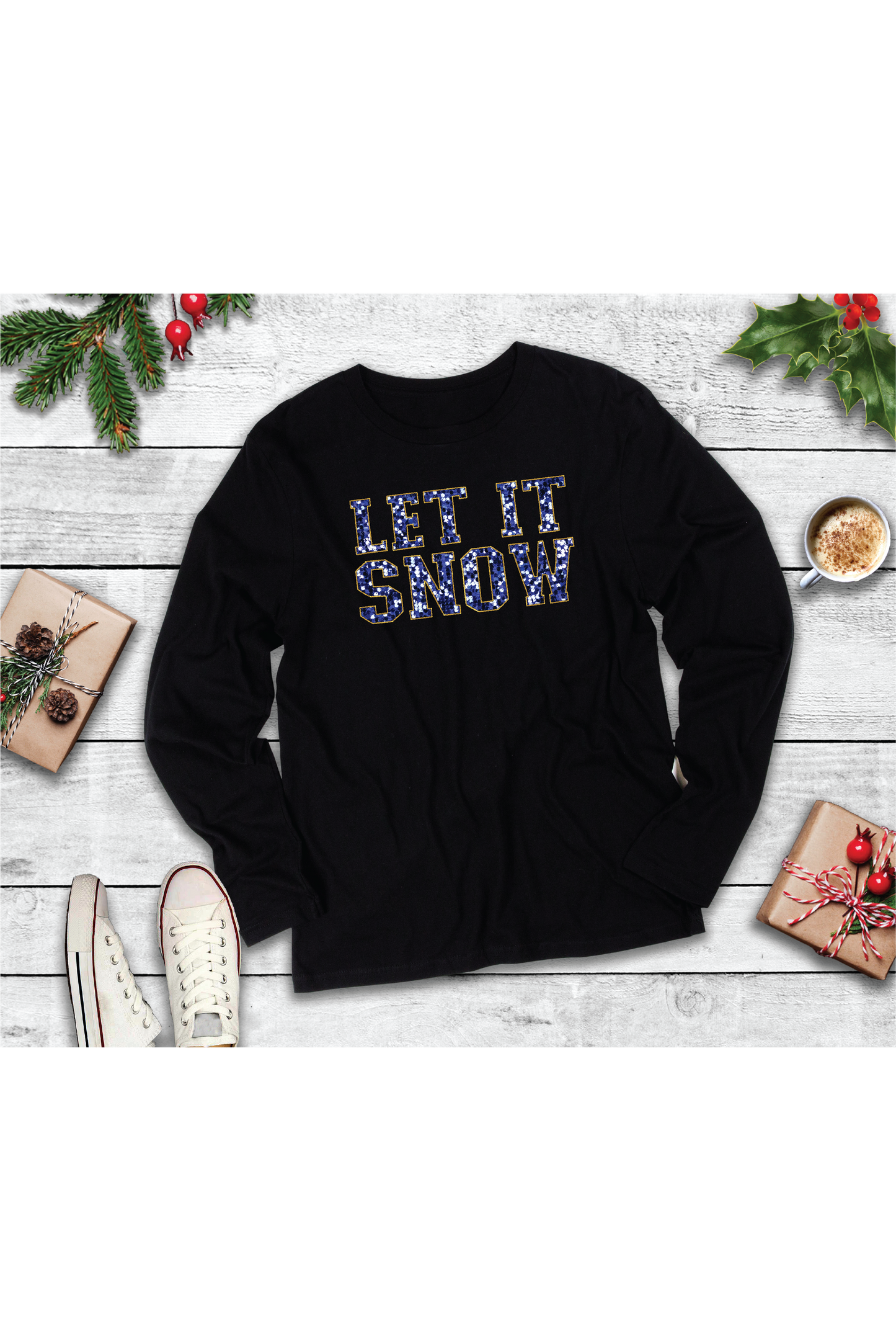 Let it Snow Long Sleeve Graphic Tee