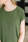 Flatter Me Later Relaxed Dress in Moss