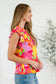 Garden Giggles Flutter Sleeve Top