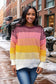 Hawaiian Sunsets - Stripe Sweater