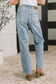 Judy Blue Mid Rise Rigid Magic Straight Jeans