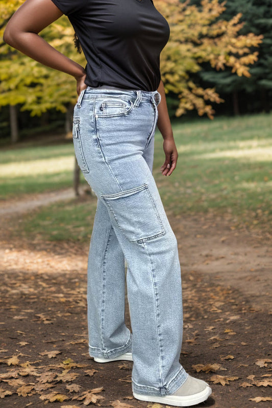 High Energy - Judy Blue High Rise Cargo Jeans