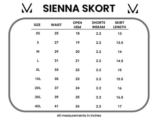 Sienna Skort - Black