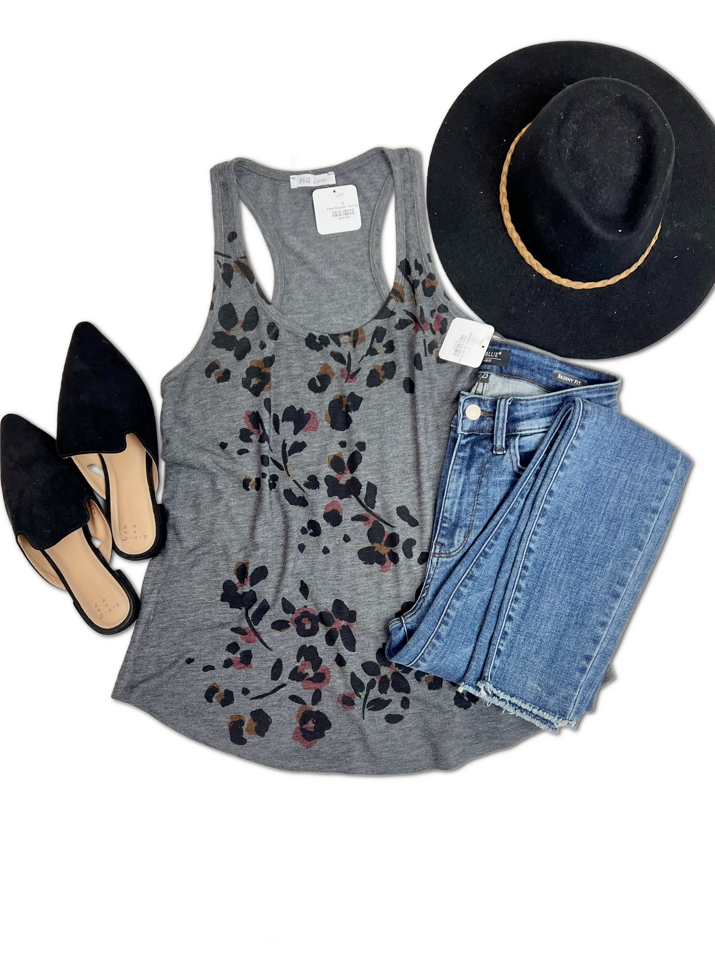 Floral Shadows - Tank Top