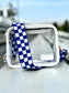 Lizzie Checkered Adjustable Bag Strap - 9 Colors